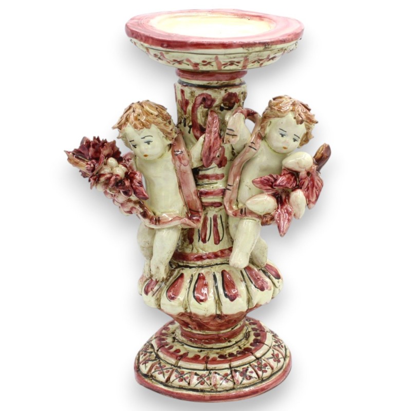 Bougeoir en céramique de Caltagirone...