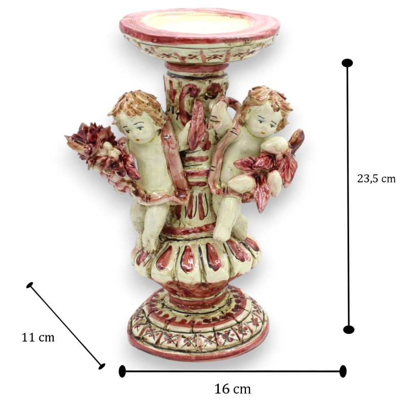 Bougeoir en céramique de Caltagirone...