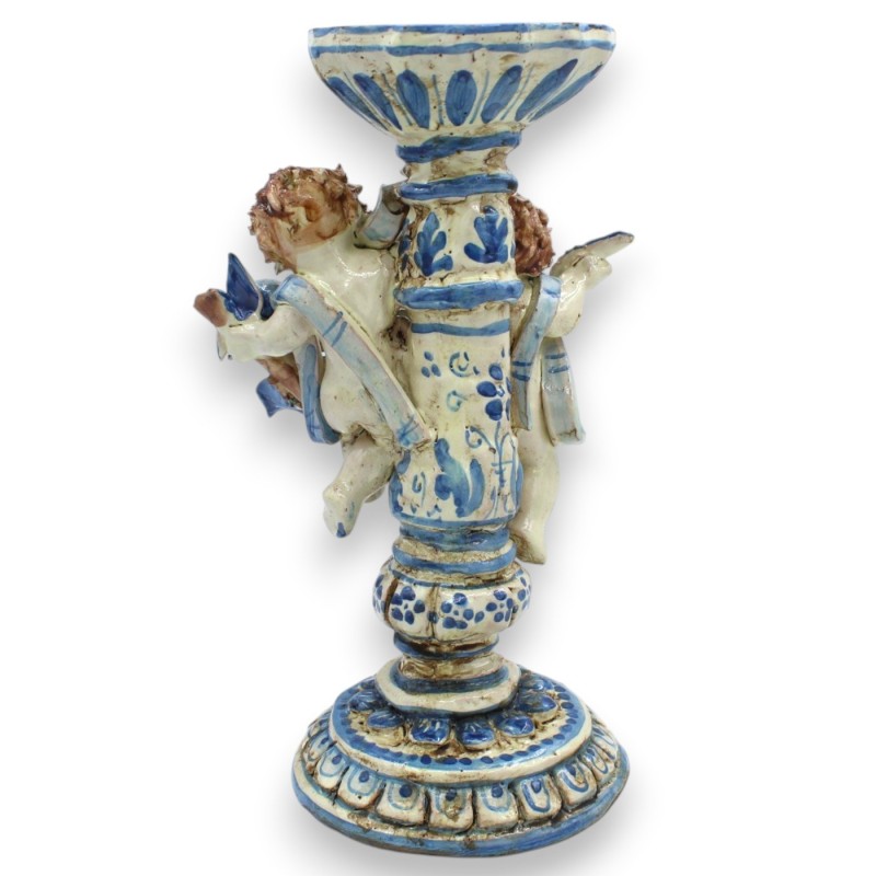 Candelabro de cerámica de Caltagirone...