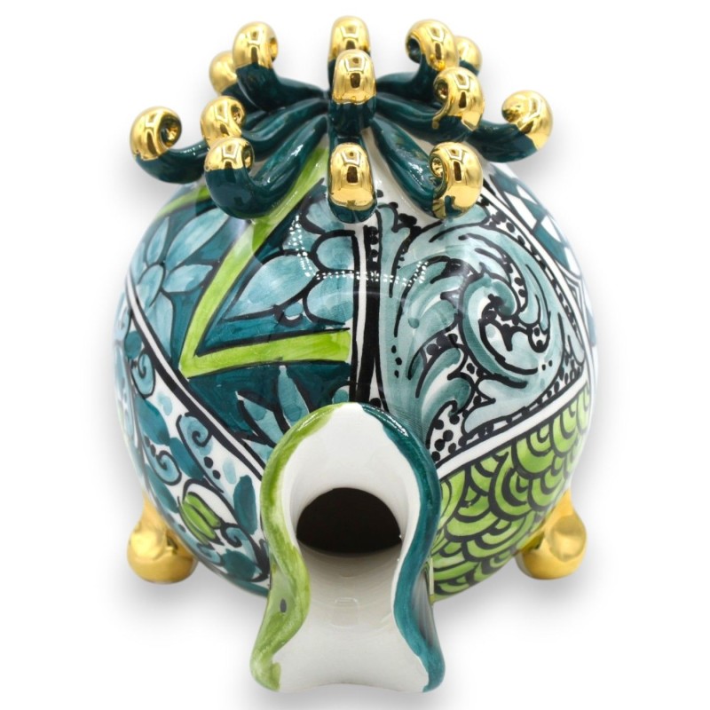Peixe-balão de cerâmica Caltagirone,...