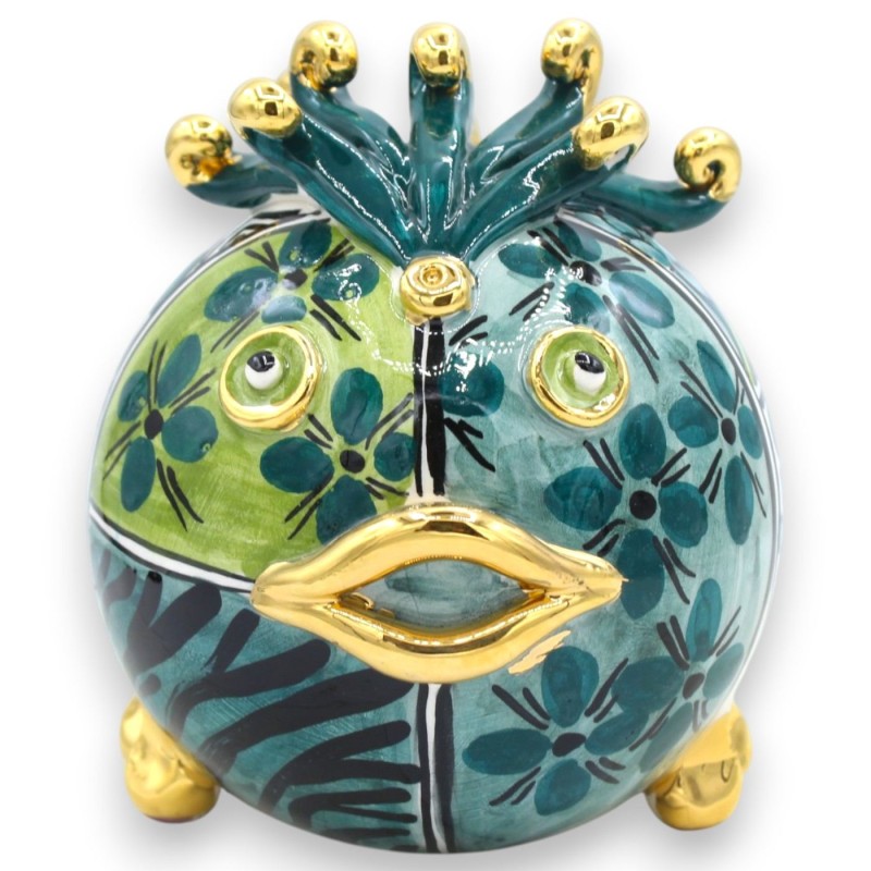 Poisson-globe en céramique de...