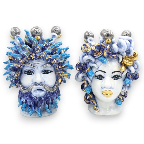Mythological Figures, Medusa or Triton, Caltagirone...