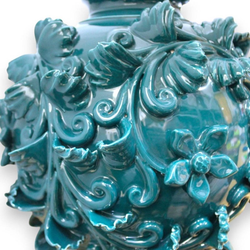 Lampe boule baroque, céramique de...