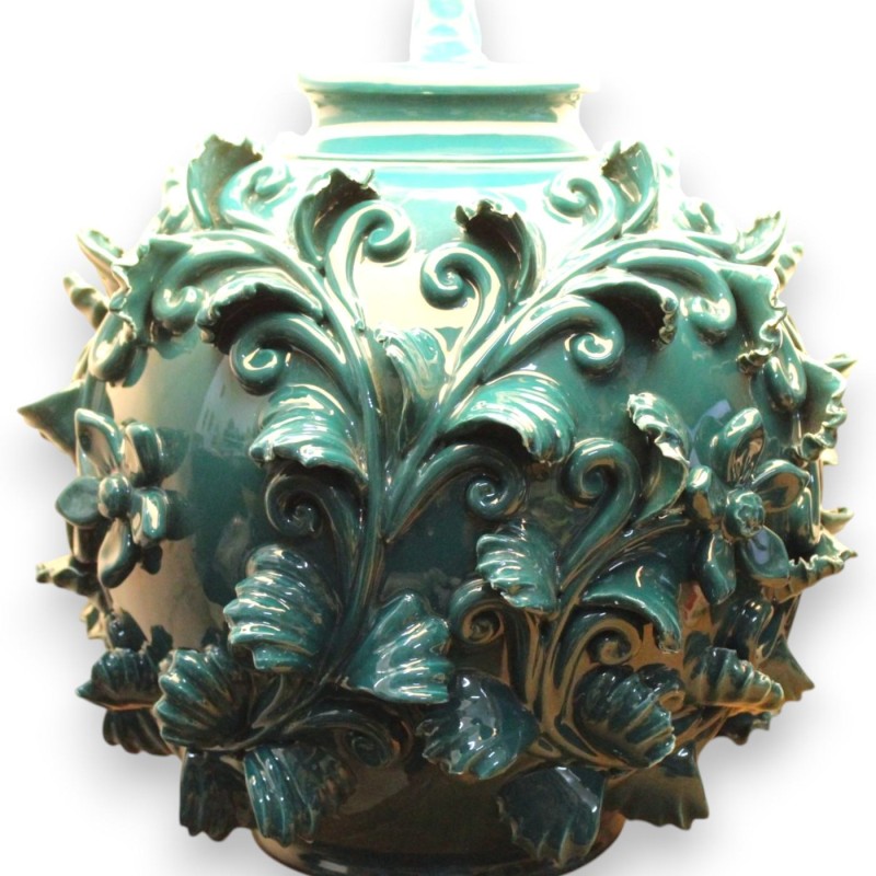 Lampe boule baroque, céramique de...