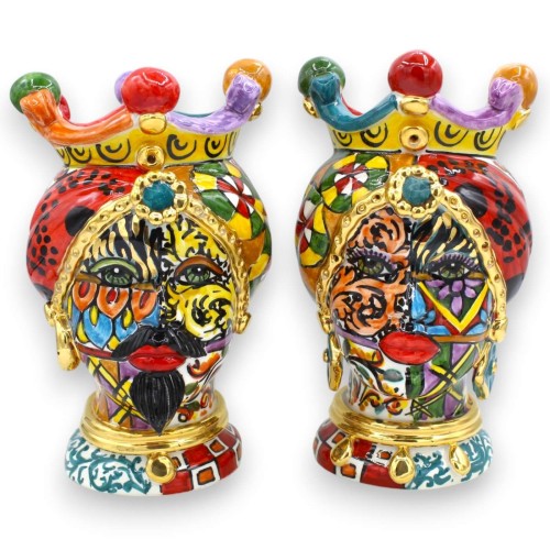 Caltagirone Moor's Head h 23 cm ca. (1 enhet)...