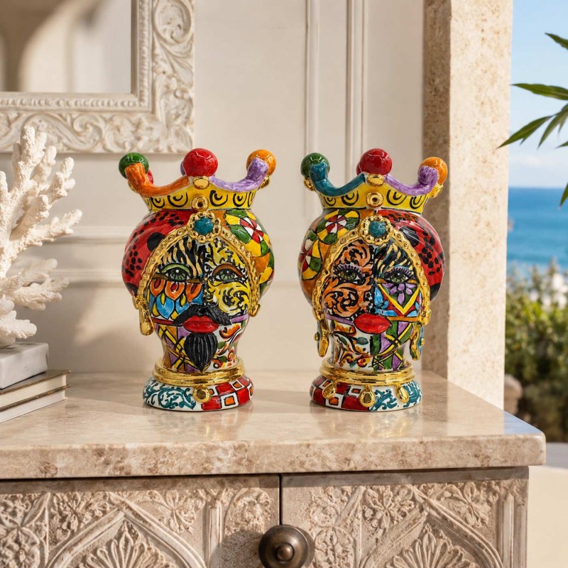 Kopf des Caltagirone-Mohren, ca. 23...