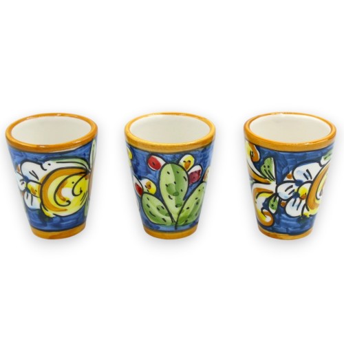 Limoncelloglas of tandenstokerhouder, Caltagirone... 2