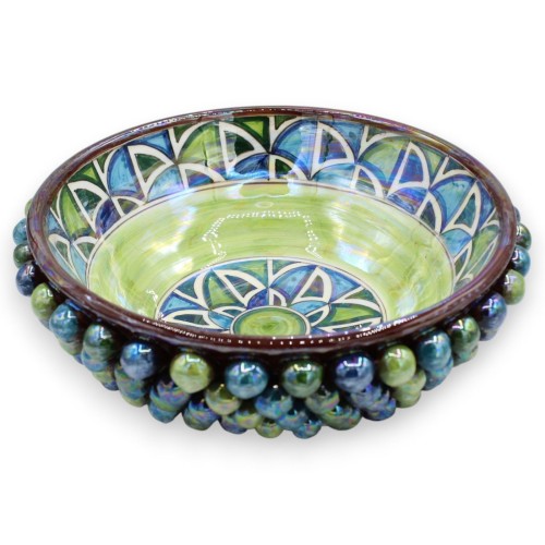 Tigela, centro de mesa Pigna, cerâmica Caltagirone, Ø 25...