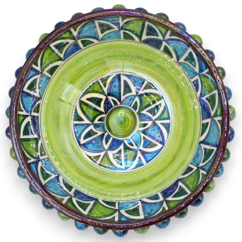 Bowl, Pigna centerpiece, Caltagirone...