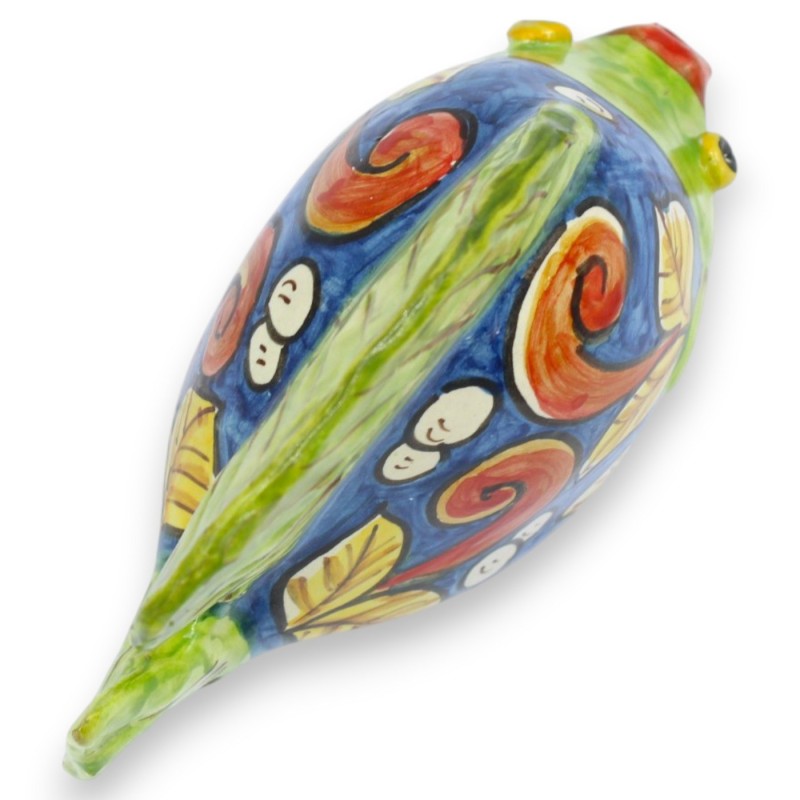Caltagirone keramikfiskskål, ca 14 x...