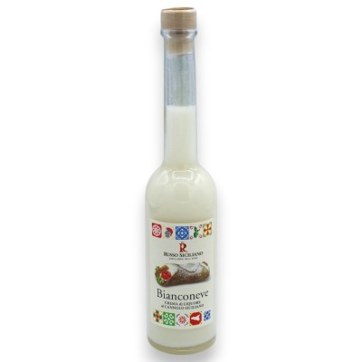 Bianconeve, PREMIUM EDITION, Sicilian Cannolo Liqueur Cream, Two Format Options (1 Unit) Vol. 17%