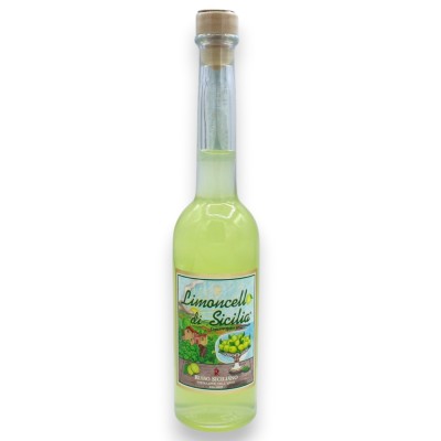 Limoncello di Sicilia, liquore artigianale, Limone dell'Etna I.G.P, 2 opzioni formato (1Unità)