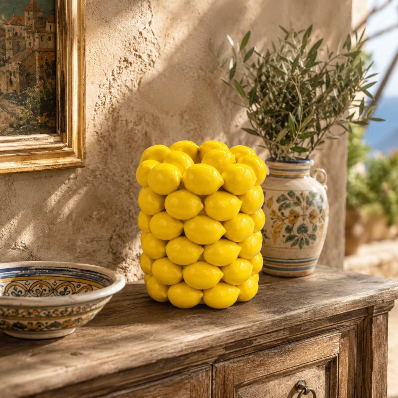 Zitronenvase, modernes Design, feine...