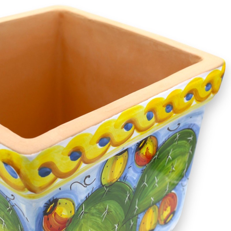 Quadratische Vase, feine...