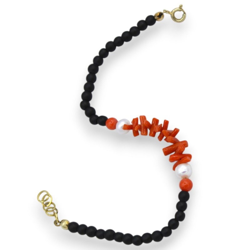 Pulsera con cuentas de ónix mate,...