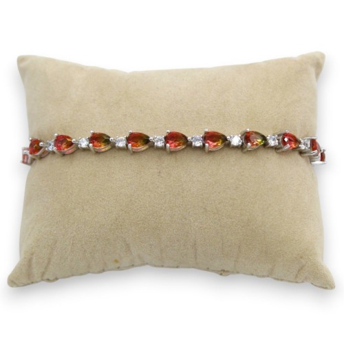 Bracciale Tennis Argento 925, Collezione TRAMONTO,...