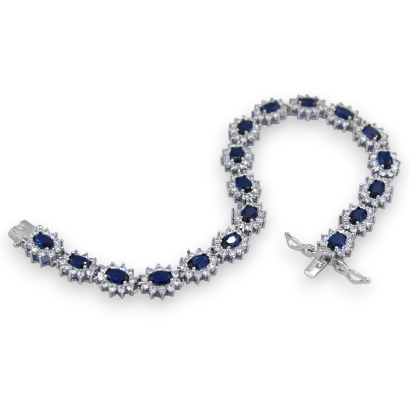 Bracciale Tennis Argento 925, L 20 cm...
