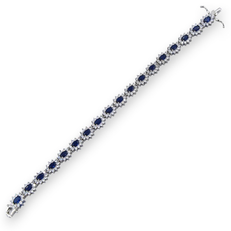 Pulseira de tênis em prata 925,...