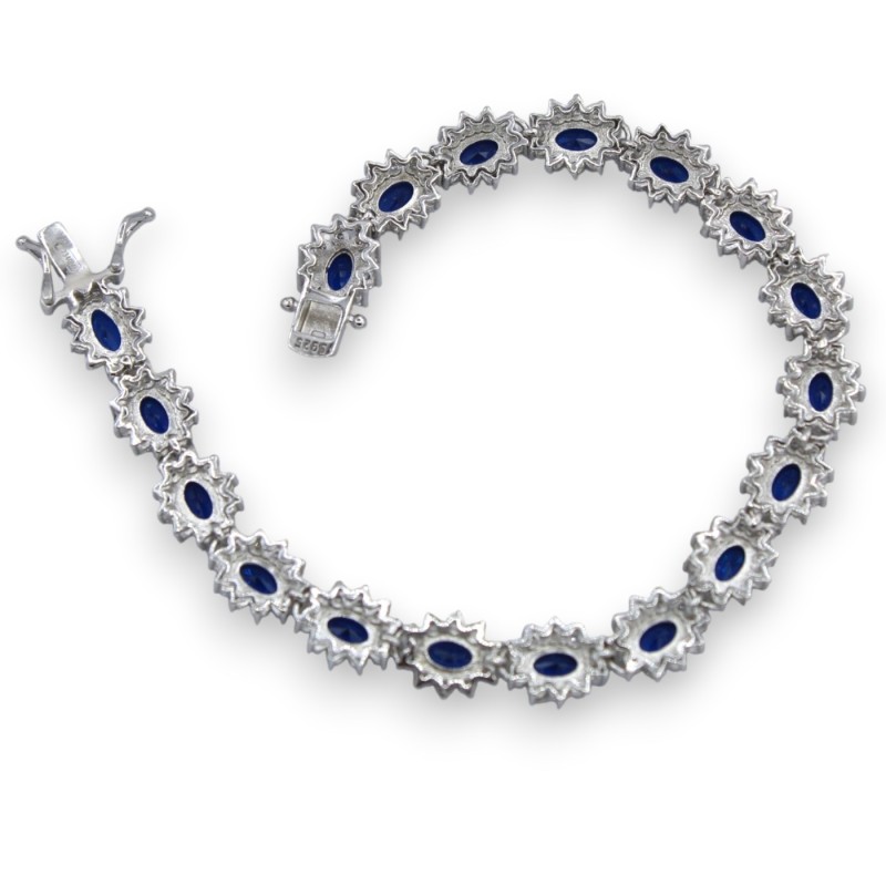 Pulseira de tênis em prata 925,...