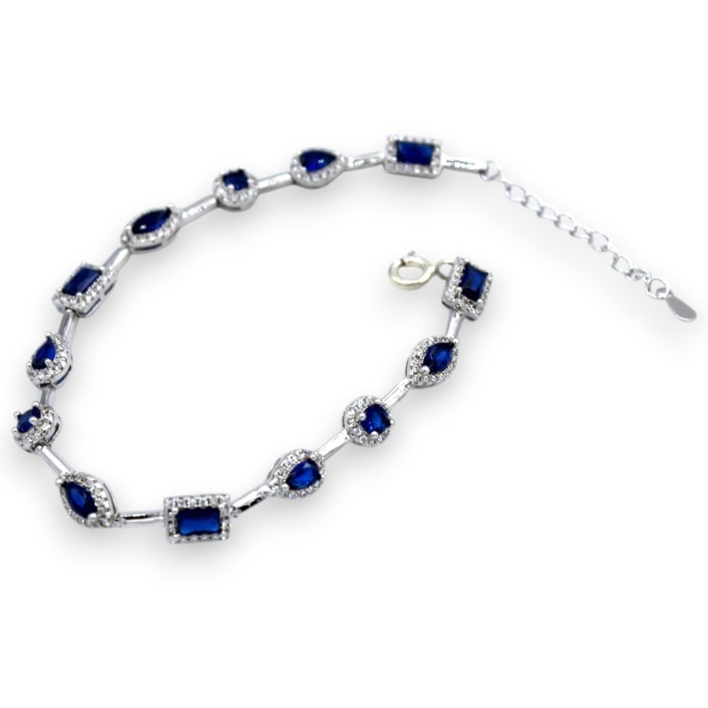 Pulseira de tênis em prata 925,...