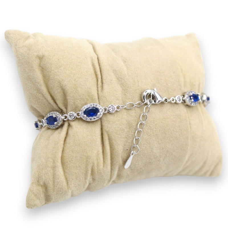 Tennis bracelet, 925 silver, length...
