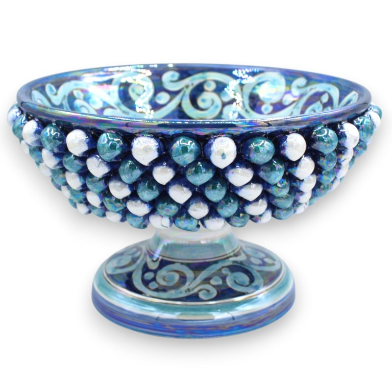 Alzata Pigna, ceramica Caltagirone, Ø...