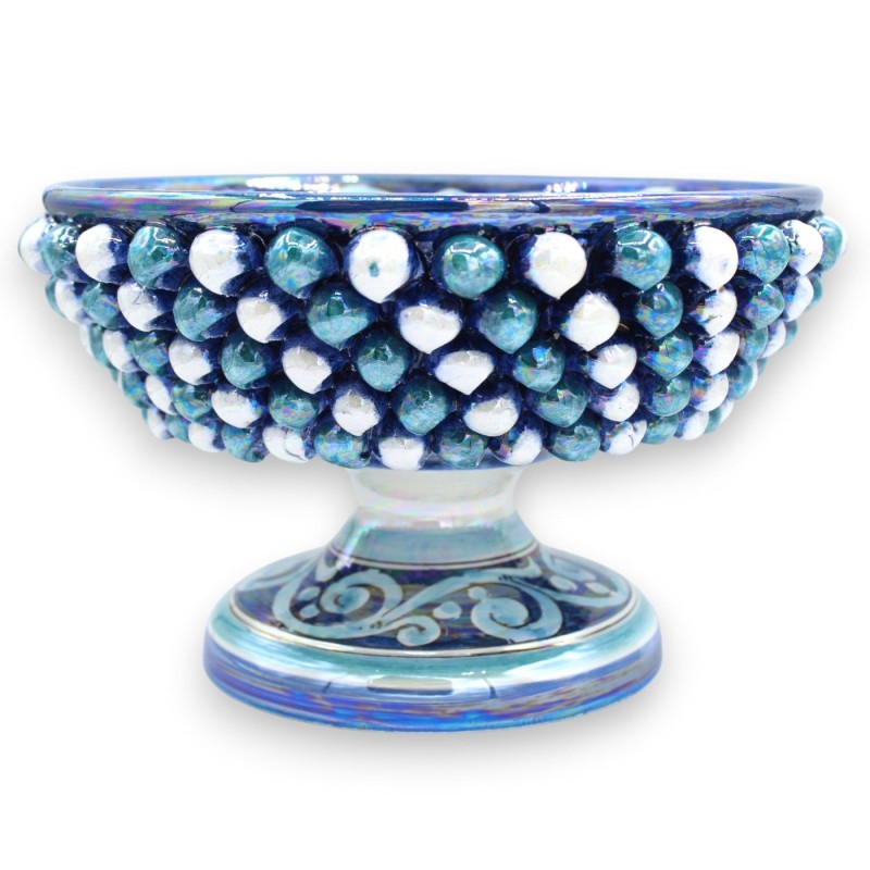 Alzata Pigna, ceramica Caltagirone, Ø...