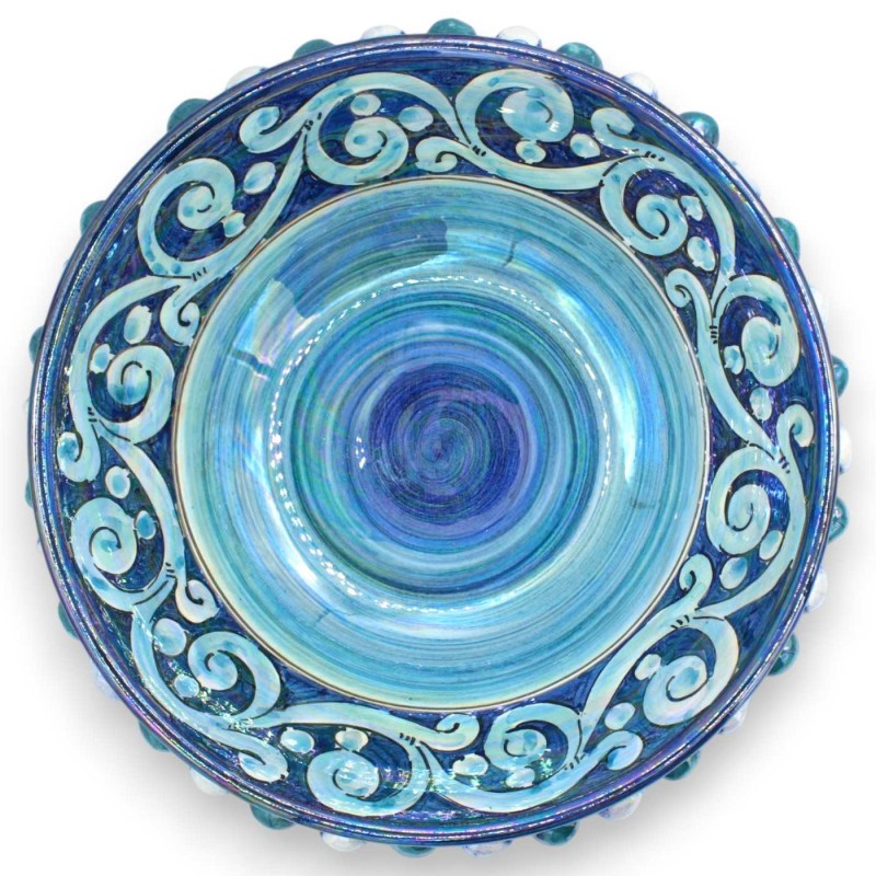 Alzata Pigna, ceramica Caltagirone, Ø...
