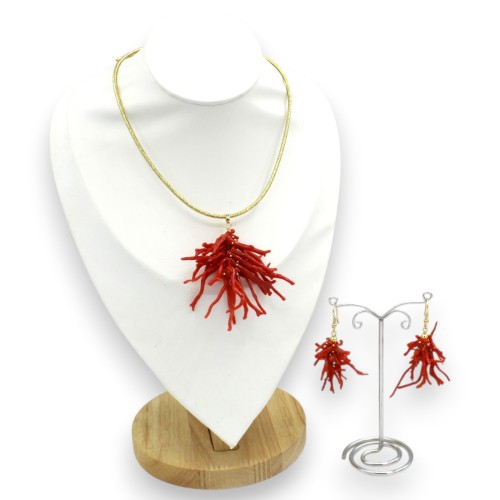 Handgefertigtes Set aus magnetischer Choker-Halskette...