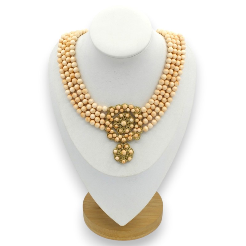 Collana Artigianale con quattro fili...