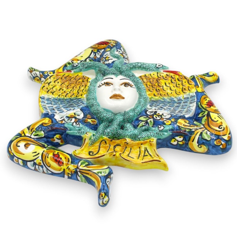 Caltagirone keramik Trinacria, ca 38...