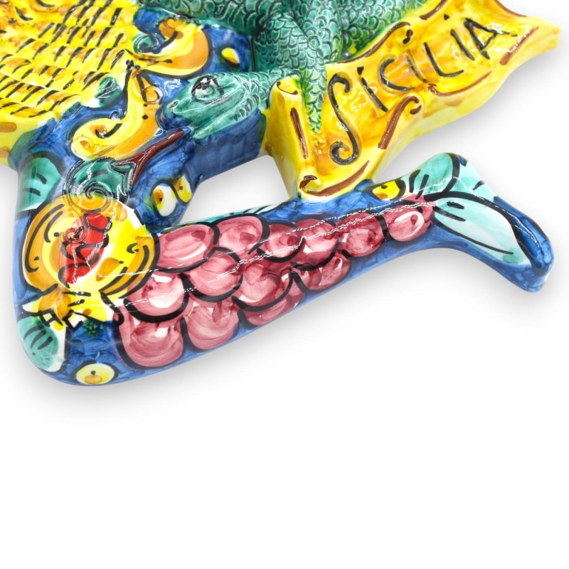 Caltagirone keramik Trinacria, ca 38...