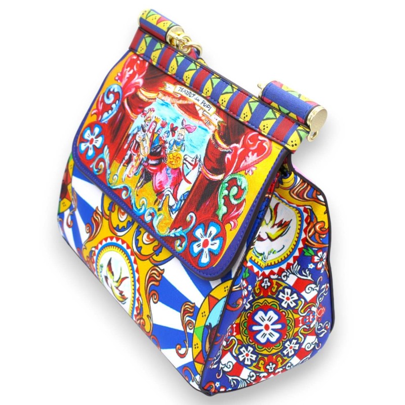 Shoulder bag with handle, L 28 x h 23...