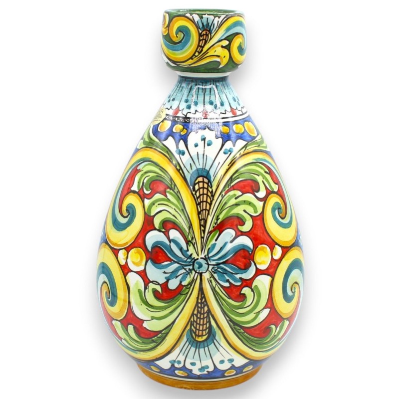 Bottle vase, Caltagirone ceramic,...