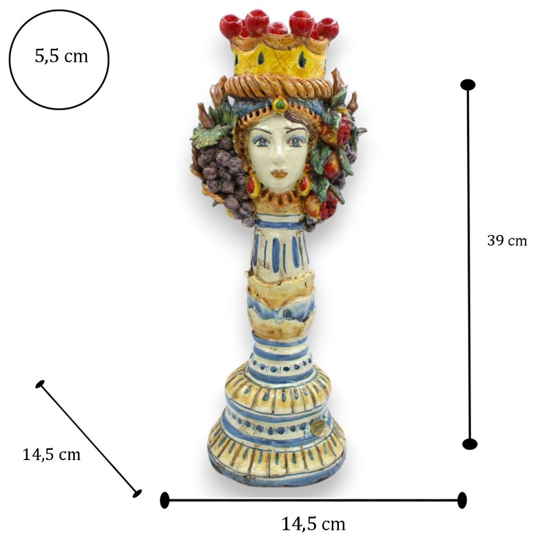 Janus-Bifrons-Kerzenleuchter mit zwei...