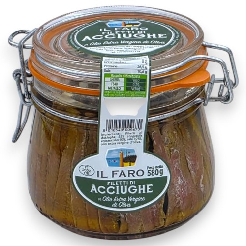 Filets van fijne Siciliaanse ansjovis in extra vierge...