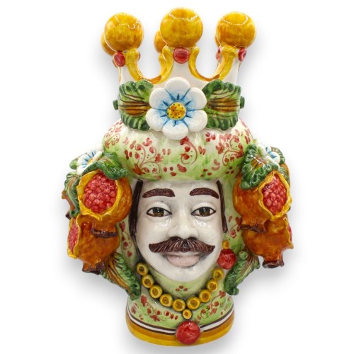 Cabeza de moro de Caltagirone, aprox. 30 cm de altura (1... 2