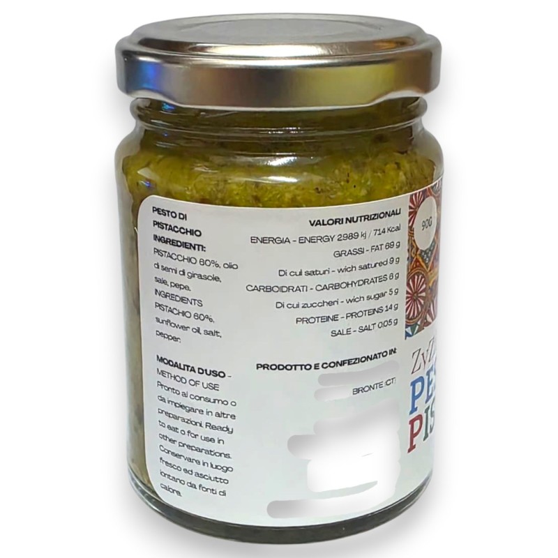 Pesto di Pistacchio Siciliano, 60%...