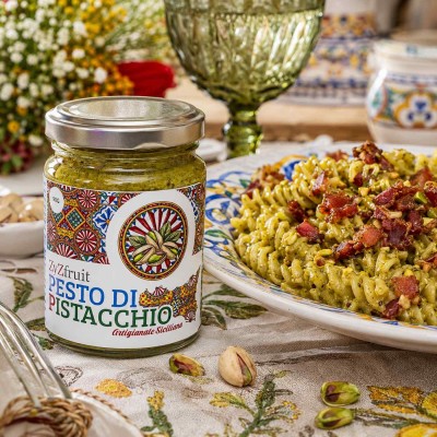 Pesto de pistache siciliano, 60% pistache - 90g