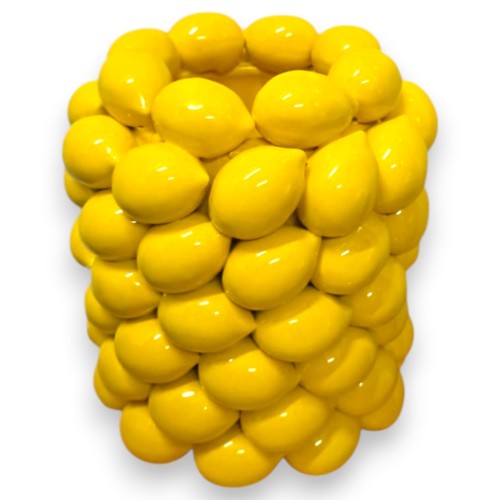 Citronvas, modern design, fin keramik, h 27 x Ø 24 cm ca.
