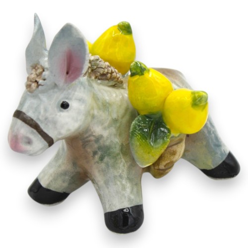 U sciccariaddu, Burro de Cerámica Fina, Dos Tamaños (1... 2