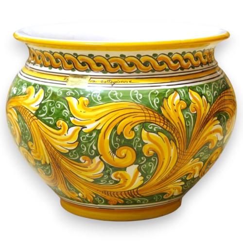 Cachepot-kruka, Caltagirone-keramik, olika storlekar (1...