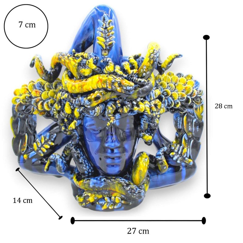 Trinacria Modellkopf, ca. 28 x 27 cm,...
