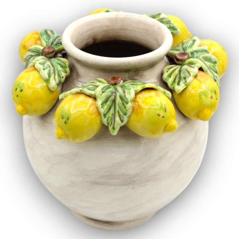 Bolle vaas, Caltagirone keramiek, ca....