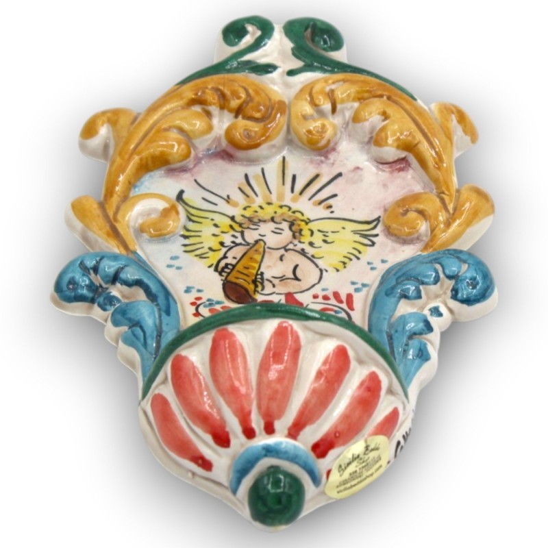 Acquasantiera in ceramica...