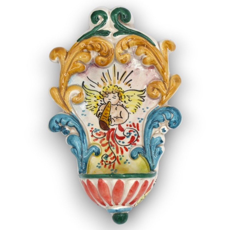 Acquasantiera in ceramica...