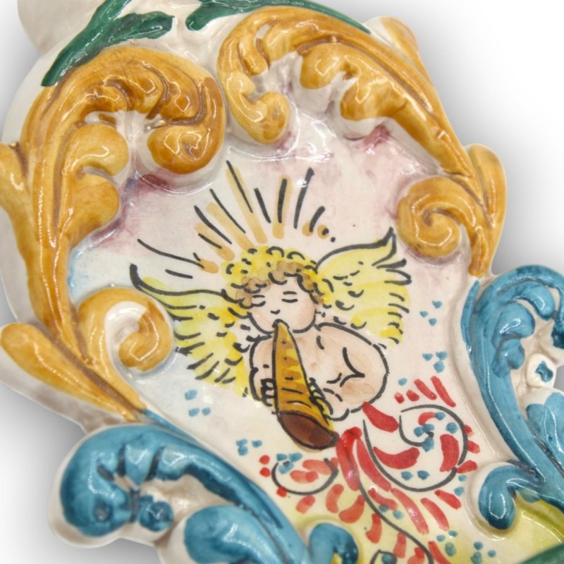 Acquasantiera in ceramica...