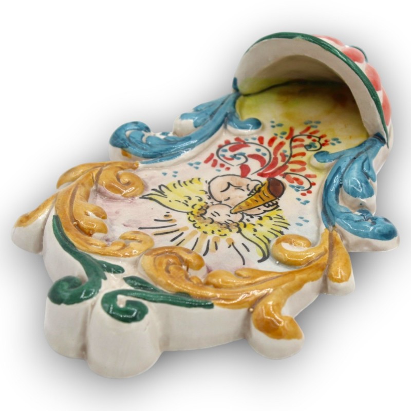 Acquasantiera in ceramica...