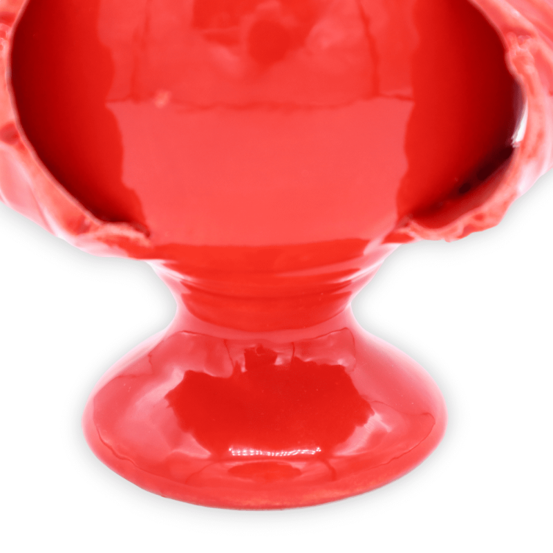 Pumo aus feiner Keramik, rote Farbe, mit 4 Größenoptionen – (1 Stück) - 