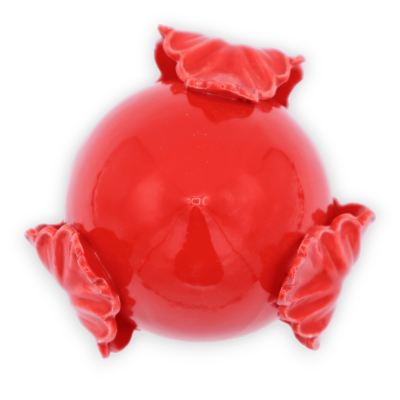Pumo in fine ceramic, Red color, with three size options - (1pc) - 